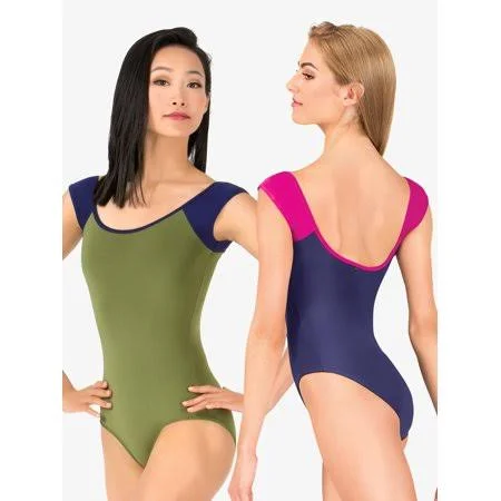 Mariia Tatiana Cap Sleeve Leotard, Women's, Size: Adult XL, Green