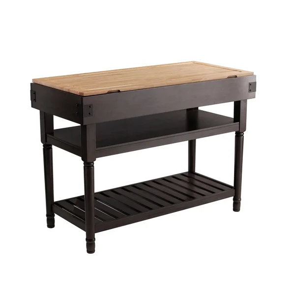 Copper Grove Woodson Transitional Gray Storage Kitchen Island 30143582