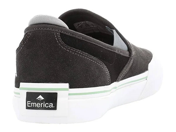 Emerica Shoes Wino G6 Slip-On Dark Grey/Black Mens