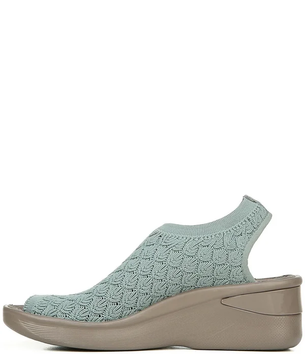 Bzees Women's Secret Wedge Sandal - Sand Crochet, 9.5