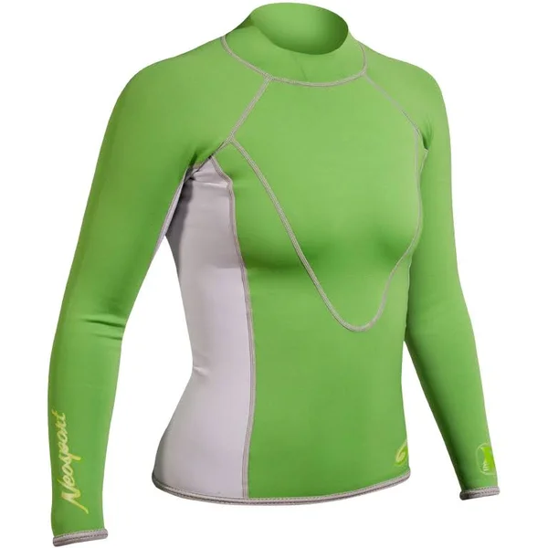 NeoSport Women's Xspan 1.5mm Long Sleeve Top Black 10