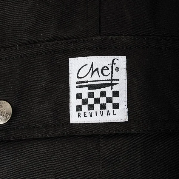 Chef Revival P024BK-4X Chef Pants, Cargo, Men, Black, 4X