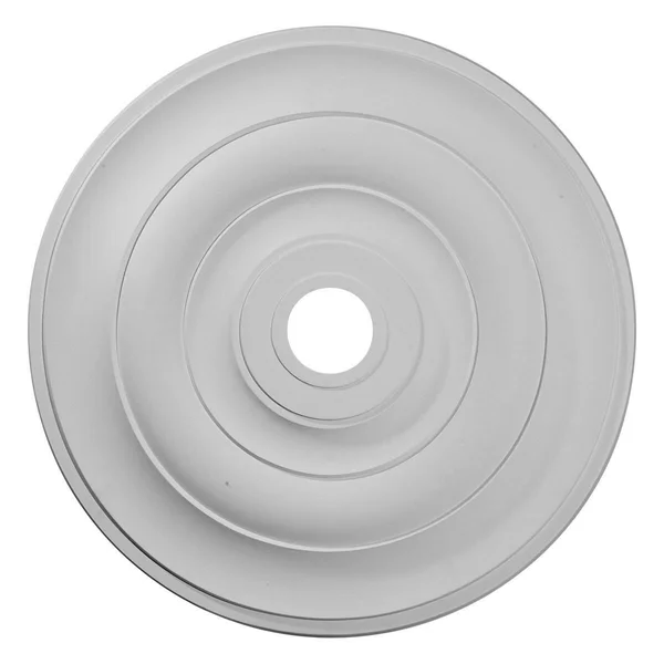 26 1/2 inchod x 3 5/8 inchid x 1 1/2 inchp Jefferson Ceiling Medallion (Fits Canopies Up to 5 inch) - Hand-Painted Black Pearl
