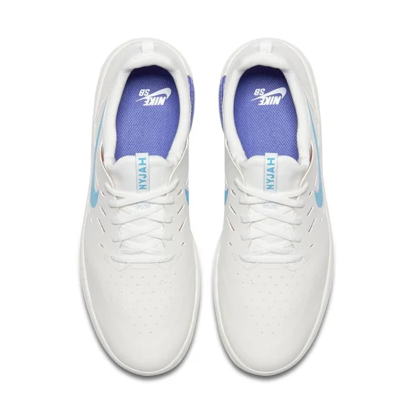Nike SB Nyjah Free - Summit White, Light Blue Fury, Solar Red