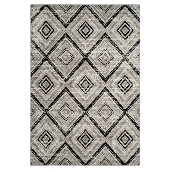 Safavieh Skyler SKY120J Grey/Black 9& x 12& Area Rug