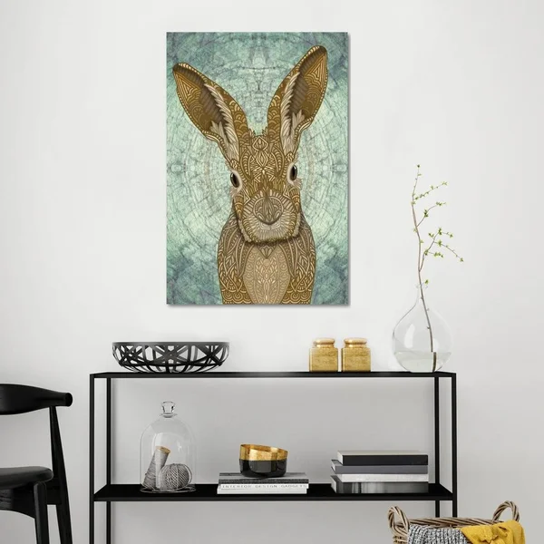 Angelika Parker Canvas Prints - Ornate Bunny ( Animal Art > wildlife > Rabbits art)