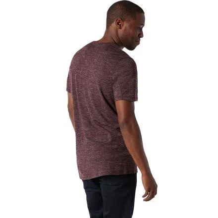 Smartwool Men's Everyday Exploration SS Henley XL - Woodsmoke Heather