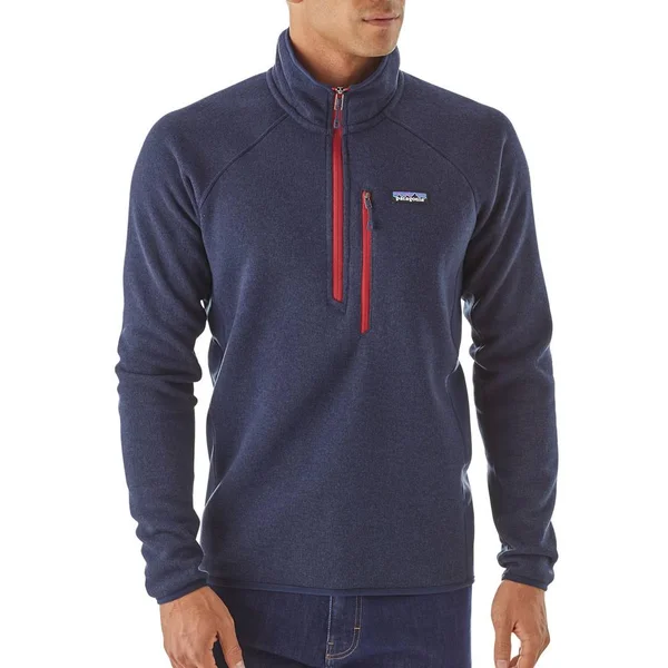 Patagonia Men's Performance Better Sweater Fleece 1/4 Zip Feather Grey XL