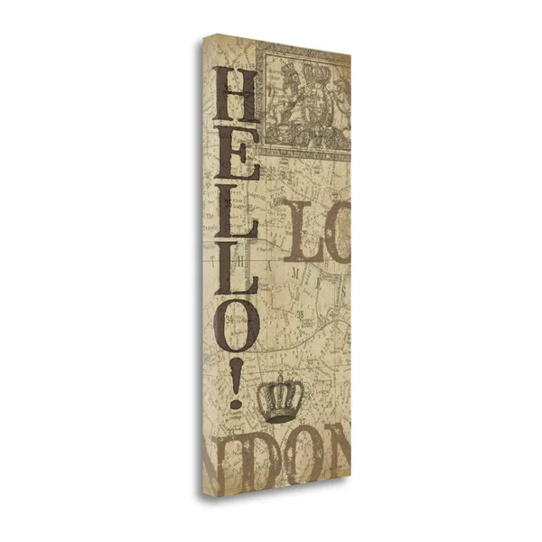 Tangletown Fine Art Queens Hello! by Jo Moulton Textual Art on Wrapped Canvas