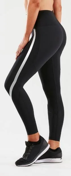 2XU Women's Hi-Rise Compression Tights Black, Silver S