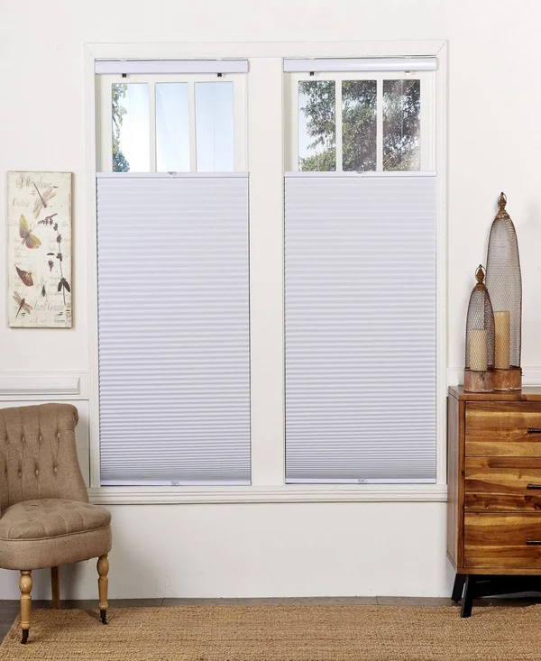 Cordless Blackout Top Down Bottom Up Shade - 33.5x22 x 72x22 - White