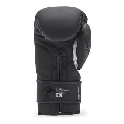 Boxing Kick Boxing Muay Thai Gloves - Black Edition, Leone 1947