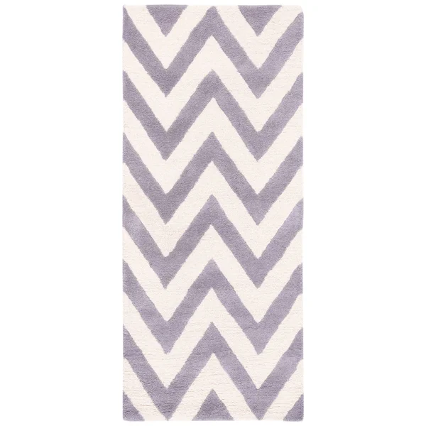 Safavieh Cambridge CAM139K Purple, Ivory Rug 2&6x22 x 12& Runner