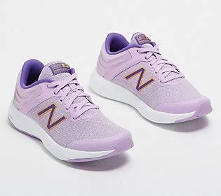 New Balance x Isaac Mizrahi Live! Lace-UpSneakers - 465Q, Size 5 Medium, Crocus Petal