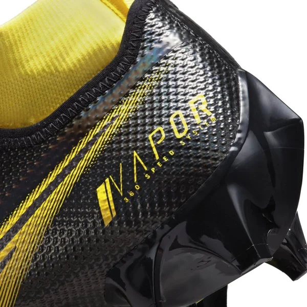 Nike Vapor Edge Pro 360 Black/Yellow Men's Football Cleat 8.5