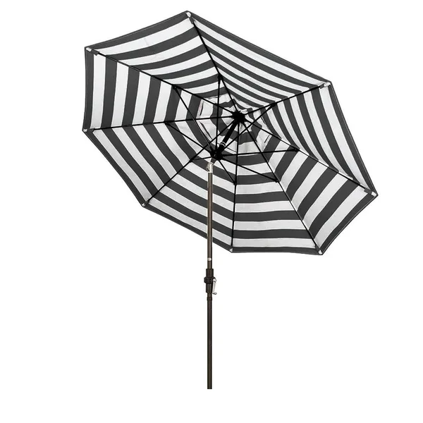 California Umbrella 9 Feet Fiberglass Market Umbrella Collar Tilt Bronze/Olefin/Antique Beige
