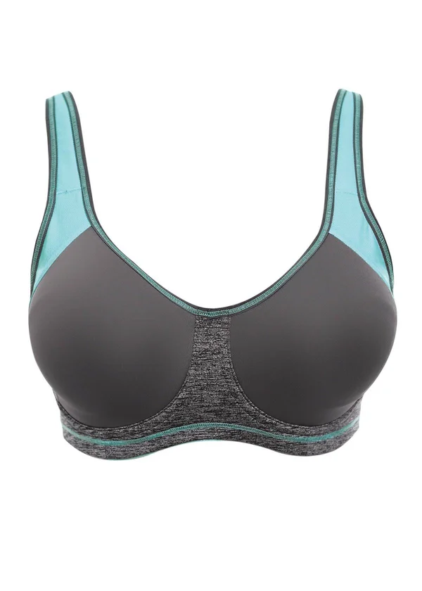 Freya Sonic Underwire Molded Spacer Sports Bra, Carbon (AA4892) 30DD