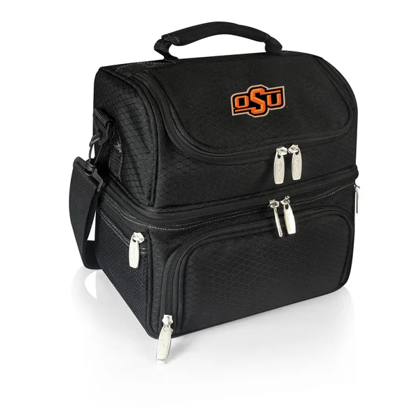 Black Oklahoma State Cowboys Pranzo Lunch Tote, 12 x 8 x 11 inches