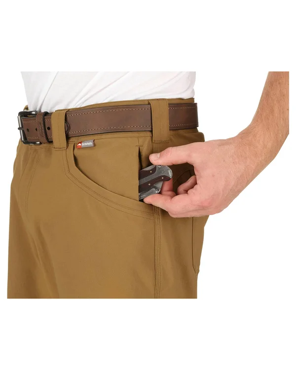 Simms Dark Bronze Gallatin Shorts
