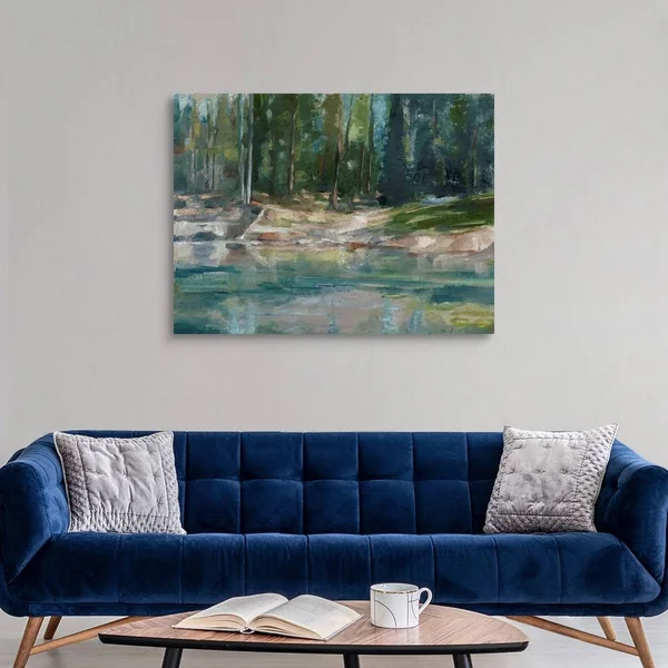 Northwestern Lake II - Canvas Wall Art, 48x36, Great Big Canvas