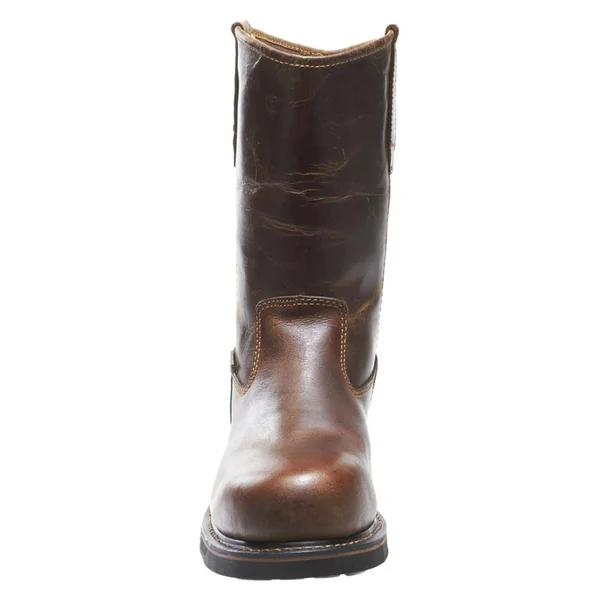 Wolverine Men's Brek Wellington Durashocks Waterproof Steel Toe Work Boots - Brown