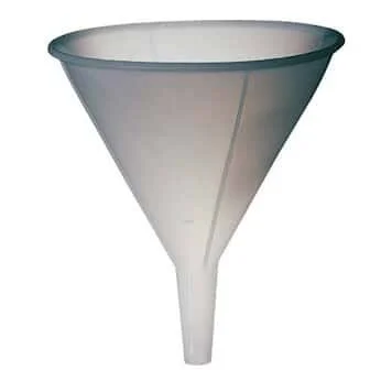 High-Density Polyethylene Utility Funnel - 64 oz