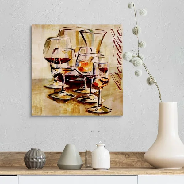 Breathe, Canvas Wall Art, 16x16, Great Big Canvas