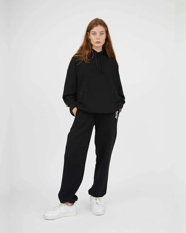 Les Girls Les Boys Loose Fit Track Pants Black, Black