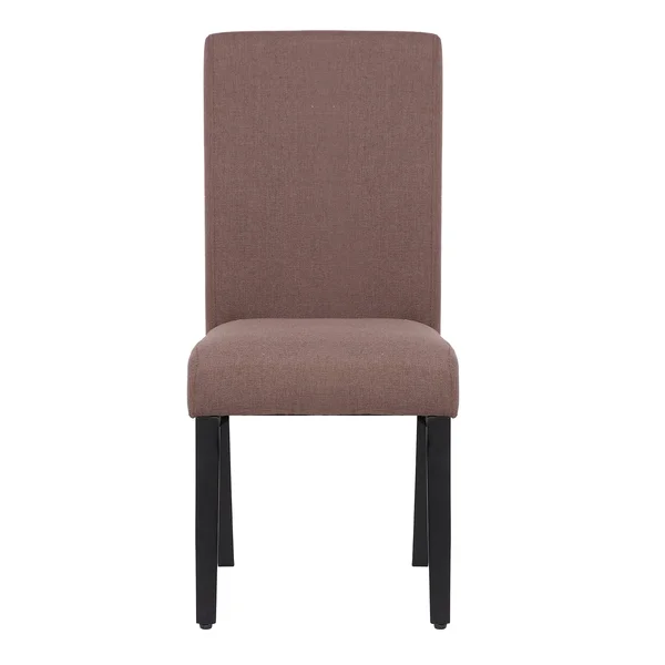Upholstered Linen Fabric Dining Side Chair, Set of 2 - Open Gray