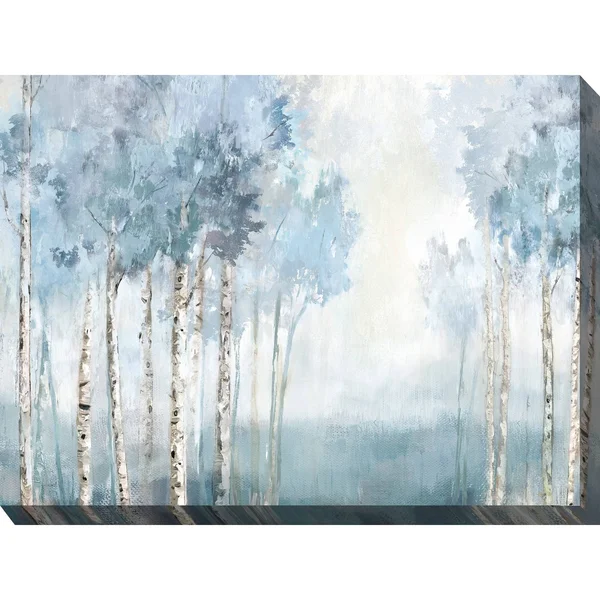 Silent Blue Outdoor Wall Art