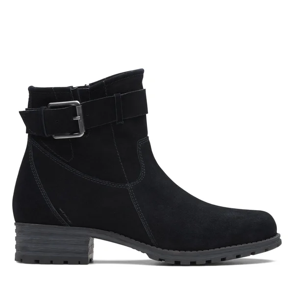 Clarks Women's Marana Amber Ankle Boot, Black