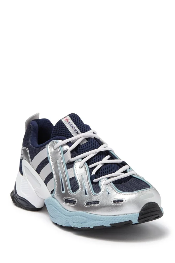 Adidas EQT Gazelle Navy & Silver Shoes - Navy - 11