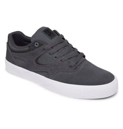 DC Shoes Kalis Vulc S Skate Shoes - Grey/Black 9.5