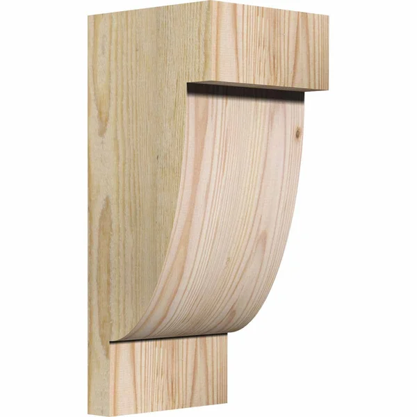 Ekena Millwork COR06X06X14ALP00RDF 6x22W x 6x22D x 14x22H Alpine Rough Sawn Corbel - Douglas Fir