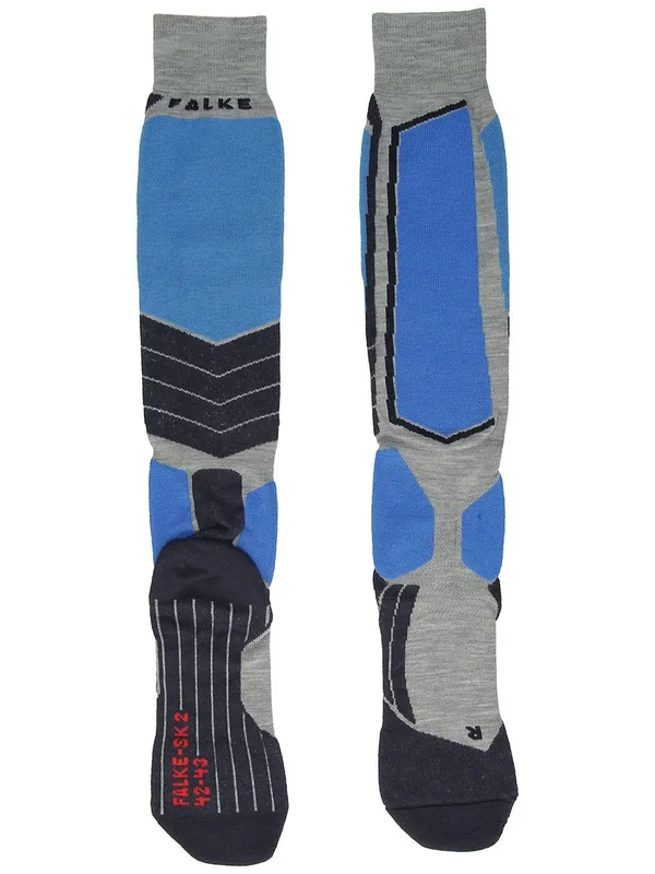 Falke SK2 Mens Snow Socks - Light Grey