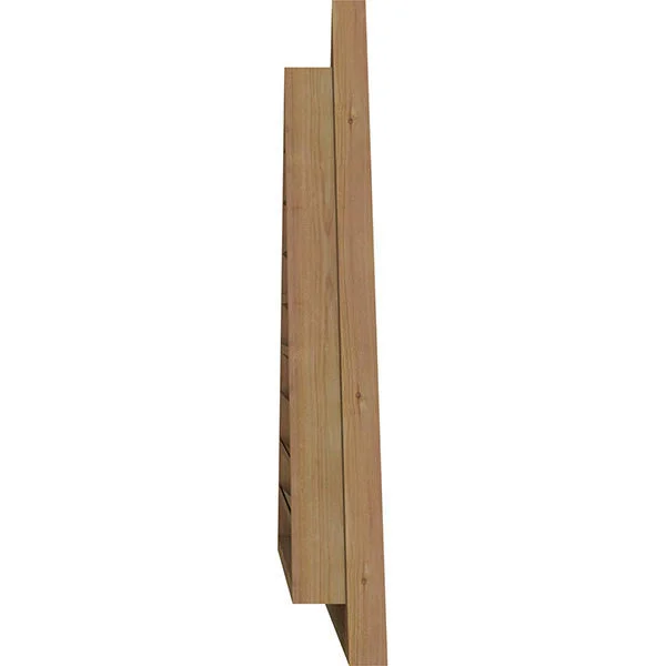 Ekena Millwork GVWTR44X1800RFUWR 44x22W x 18 3/8x22H Triangle Gable Vent (57 3/4x22W x 24 1/8x22H Frame Size) 10/12 Pitch: Unfin
