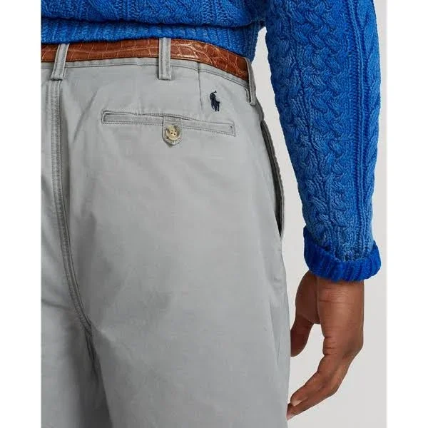 Ralph Lauren Men's Stretch Classic Fit Twill Short - Size 58 Big in Perfect Grey