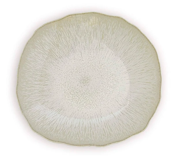 Jars Plume Dinner Plate - White Pearl