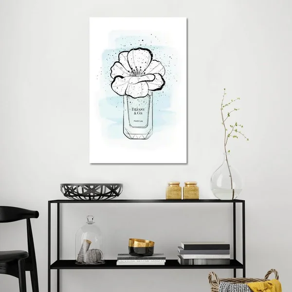 Martina Pavlova Canvas Art Prints - Tiffany&s Flower ( Fashion > Fashion Brands > Tiffany & Co. art)