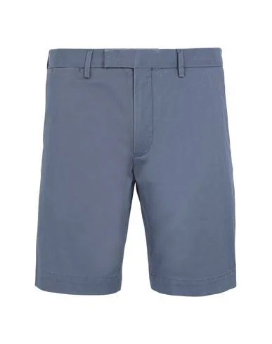 Polo Ralph Lauren Stretch Slim Fit Chino Short Man Bermuda Slate Blue Size 30 Cotton - Elastane