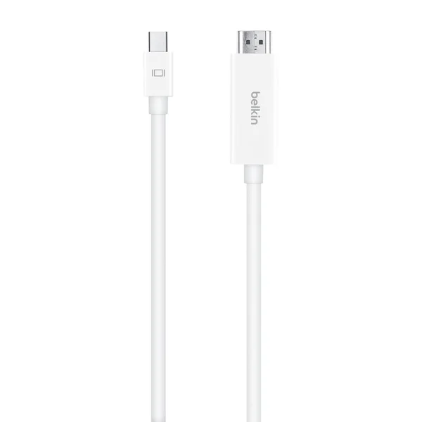 Belkin - Adapter cable - Mini DisplayPort male to HDMI male - 13 ft - 4K support