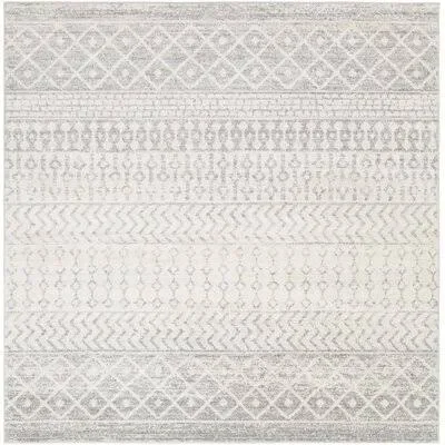 Kenmore Geometric Light Gray/medium Gray/White Area Rug AllModern Rug Size: Square 7&10x22