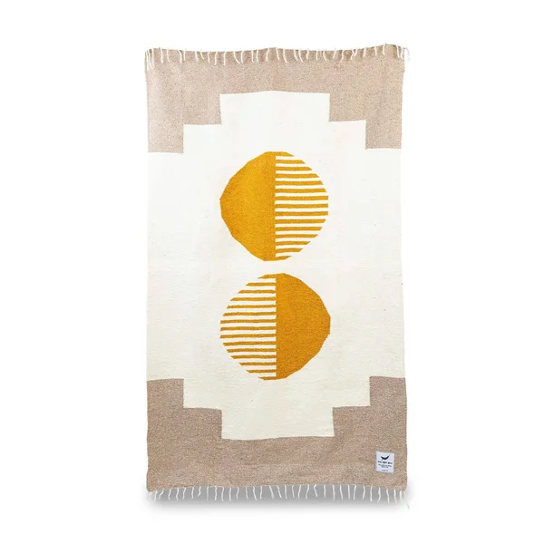 Trek Light Gear Horizon Blanket. Yoga - Camping, Van Life, Home & Picnic. Trek Light. Tan/White