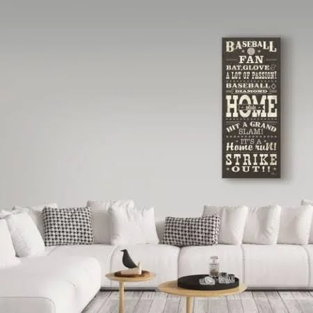 Trademark Fine Art 'Sports Lovers II' Canvas Art by Pela Studio - Size: 20 x 47