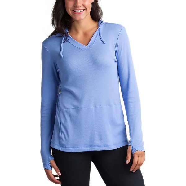 ExOfficio Women's BugsAway Lumen Hoody - Cornflower