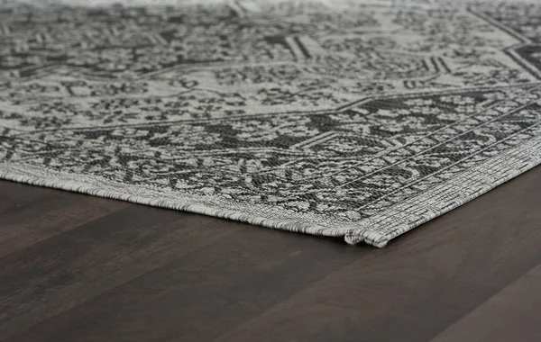 Tayse Veranda Vnd14 Indoor - Outdoor Area Rug Black, Size: 9 x 12 ft.