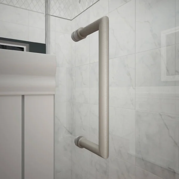 DreamLine SHDR-243307210-04 Unidoor Plus Hinged Shower DOOR, Brushed Nickel, 33 to 33-1/2x22 x 72x22