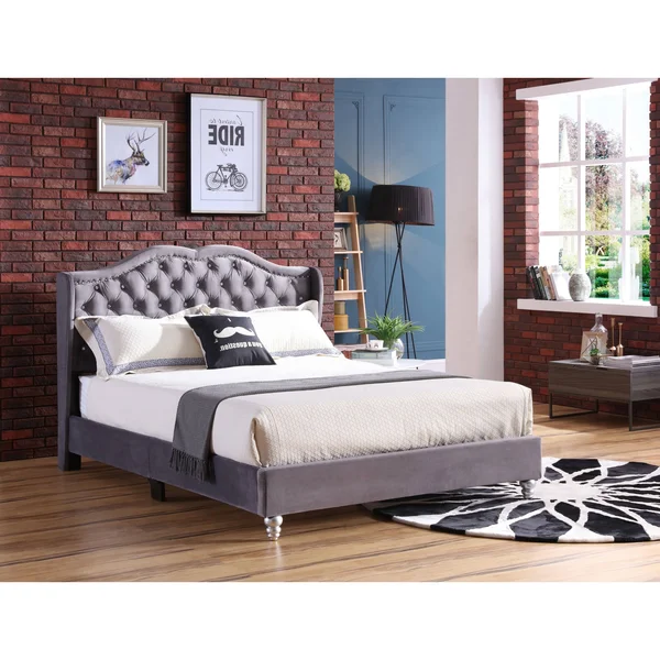 Glory Furniture Joy G1932-fb-up Full Upholstered Bed - Cherry