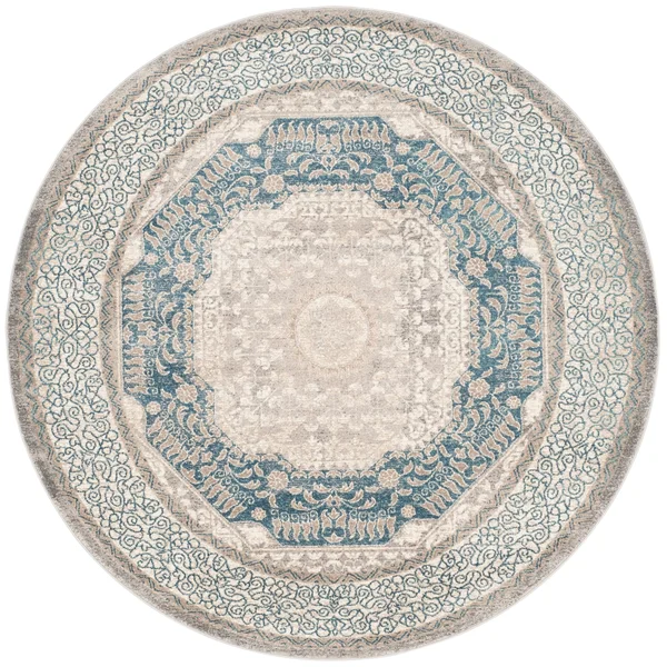 9& x 12& Rectangular Area Rug - Blue, Safavieh