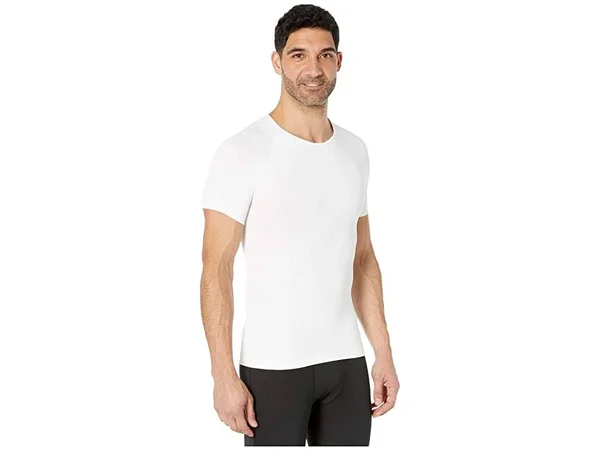 Spanx Men's Zoned Performance Crew Neck Undershirt - White - XL